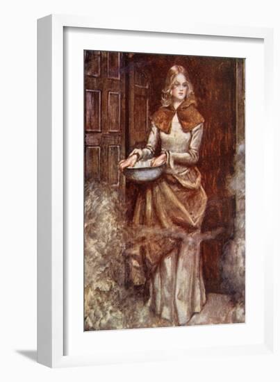 Bring Hither the Water and Sprinkle the Room', The Pilgrim's Progress Macgregor, Pub.Jack, 1907-John Byam Shaw-Framed Giclee Print