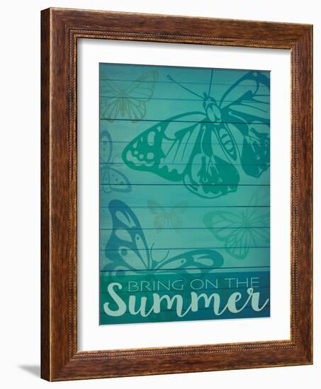 Bring On The Summer 1-Melody Hogan-Framed Art Print