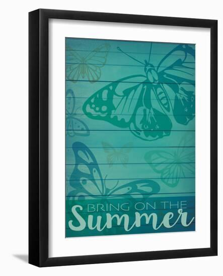 Bring On The Summer 1-Melody Hogan-Framed Art Print