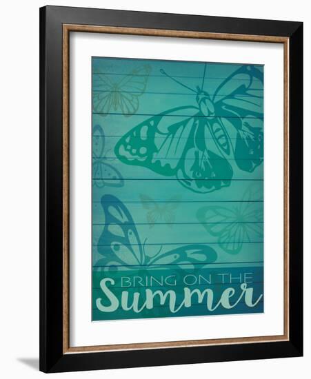 Bring On The Summer 1-Melody Hogan-Framed Art Print