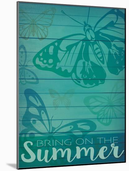 Bring On The Summer 1-Melody Hogan-Mounted Art Print