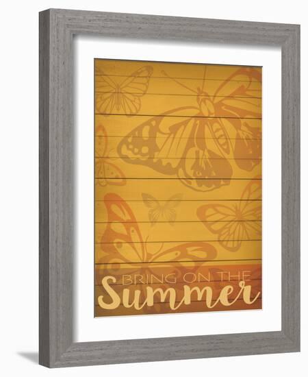 Bring On The Summer 2-Melody Hogan-Framed Art Print