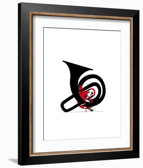 Bring the Noise 02-Spencer Wilson-Framed Art Print