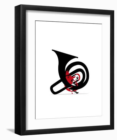 Bring the Noise 02-Spencer Wilson-Framed Art Print