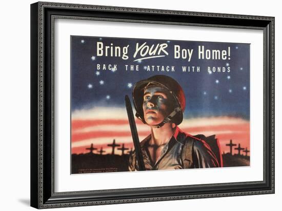 Bring Your Boy Home-null-Framed Art Print