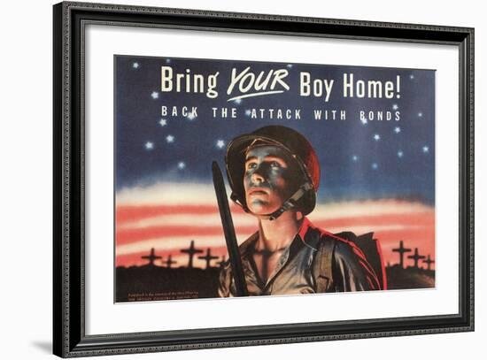 Bring Your Boy Home-null-Framed Art Print