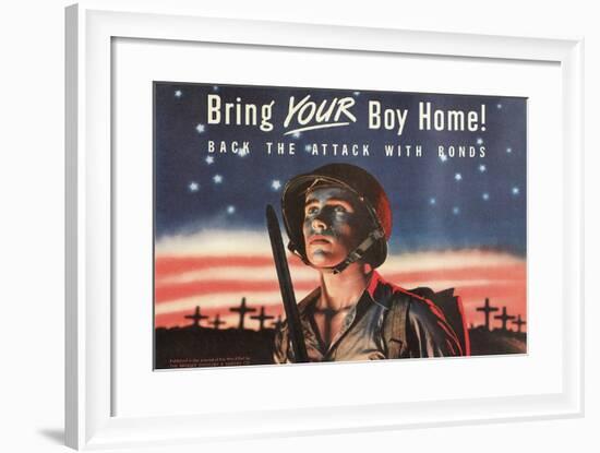 Bring Your Boy Home-null-Framed Art Print