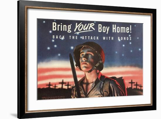 Bring Your Boy Home-null-Framed Art Print