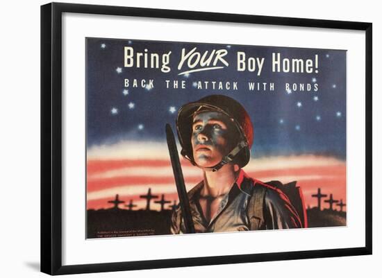 Bring Your Boy Home-null-Framed Art Print