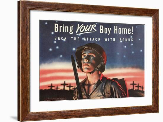 Bring Your Boy Home-null-Framed Art Print