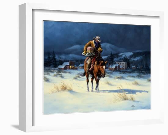 Bringing Christmas Home-Jack Sorenson-Framed Art Print