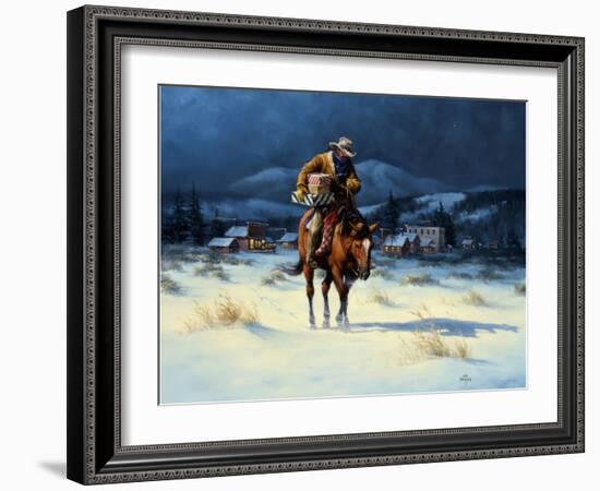 Bringing Christmas Home-Jack Sorenson-Framed Art Print