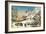 Bringing Home the Logs, Winter Landscape-Currier & Ives-Framed Giclee Print