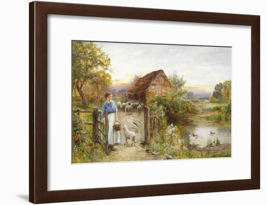 Bringing Home the Sheep-Ernest Walbourn-Framed Giclee Print