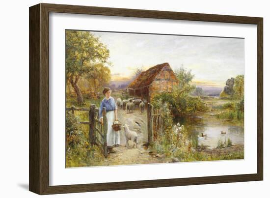 Bringing Home the Sheep-Ernest Walbourn-Framed Giclee Print