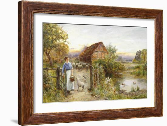 Bringing Home the Sheep-Ernest Walbourn-Framed Giclee Print