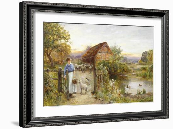 Bringing Home the Sheep-Ernest Walbourn-Framed Giclee Print