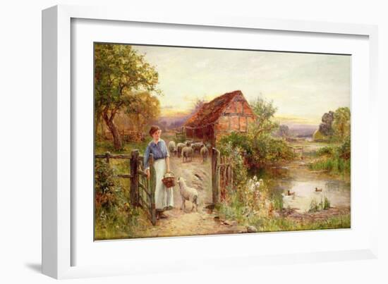 Bringing Home the Sheep-Ernest Walbourn-Framed Giclee Print