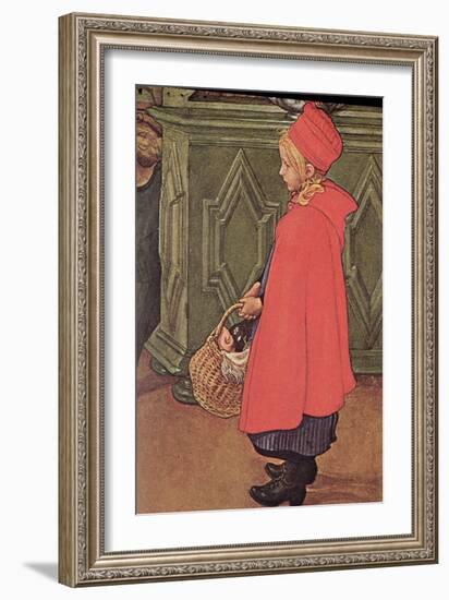 Bringing Home the Shopping-Carl Larsson-Framed Giclee Print