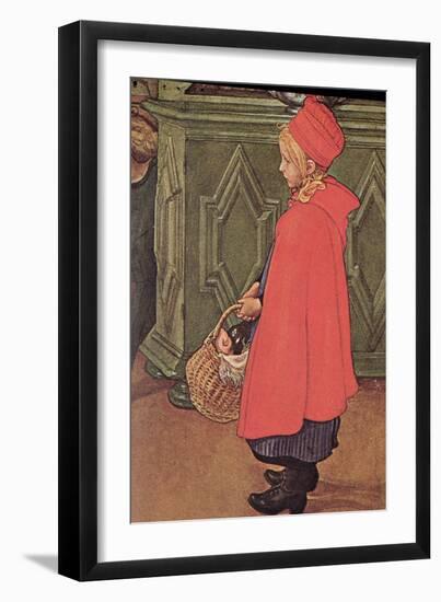 Bringing Home the Shopping-Carl Larsson-Framed Giclee Print