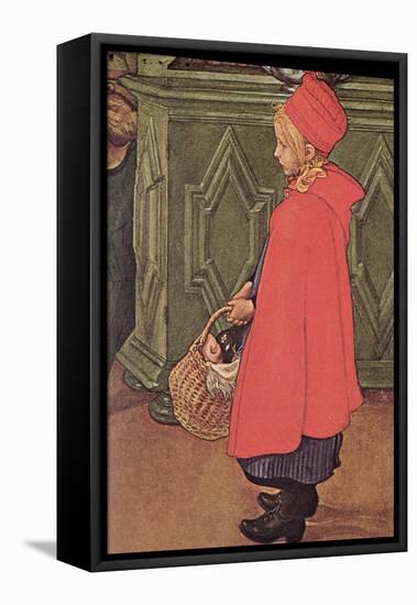 Bringing Home the Shopping-Carl Larsson-Framed Premier Image Canvas