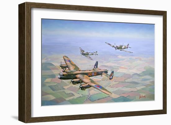 Bringing Home the Straggler-John Bradley-Framed Giclee Print