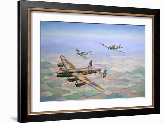 Bringing Home the Straggler-John Bradley-Framed Giclee Print