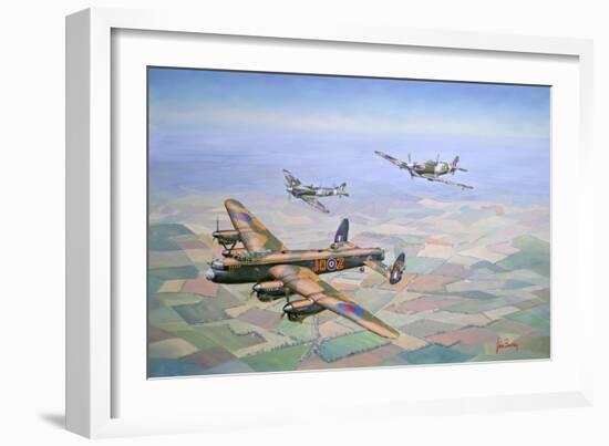 Bringing Home the Straggler-John Bradley-Framed Giclee Print