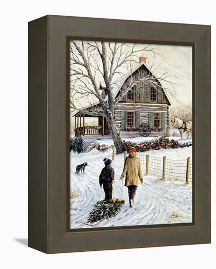 Bringing Home the Tree-Kevin Dodds-Framed Premier Image Canvas