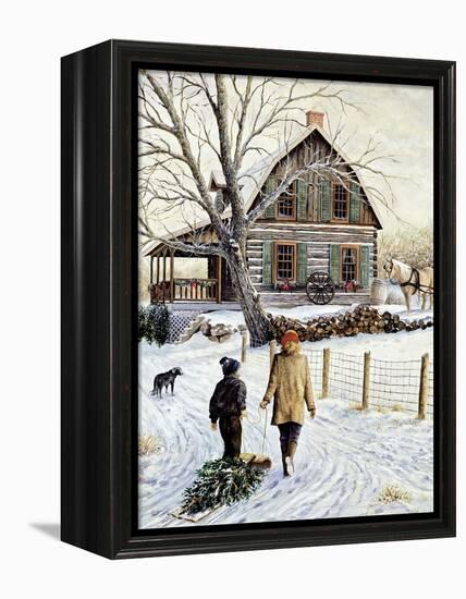 Bringing Home the Tree-Kevin Dodds-Framed Premier Image Canvas