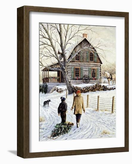 Bringing Home the Tree-Kevin Dodds-Framed Giclee Print