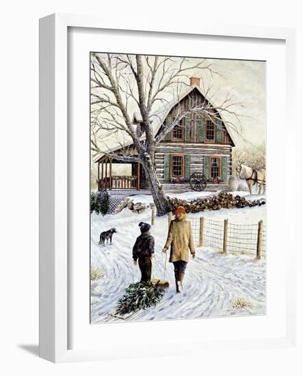 Bringing Home the Tree-Kevin Dodds-Framed Giclee Print