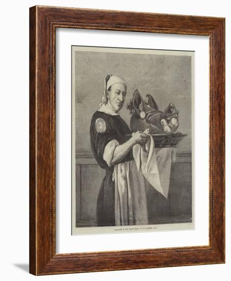 Bringing in the Boar's Head-Henry Stacey Marks-Framed Giclee Print