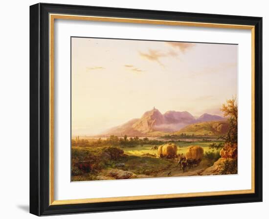 Bringing in the Harvest-Pieter Lodewijk Francisco Kluyver-Framed Giclee Print
