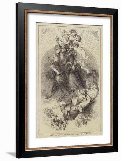 Bringing in the New Year-William Harvey-Framed Giclee Print