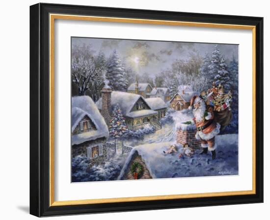 Bringing Joy and Happiness-Nicky Boehme-Framed Giclee Print