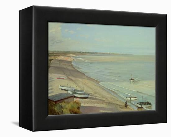 Bringing the Catch Ashore-Timothy Easton-Framed Premier Image Canvas