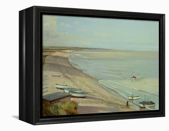 Bringing the Catch Ashore-Timothy Easton-Framed Premier Image Canvas