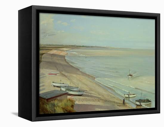 Bringing the Catch Ashore-Timothy Easton-Framed Premier Image Canvas