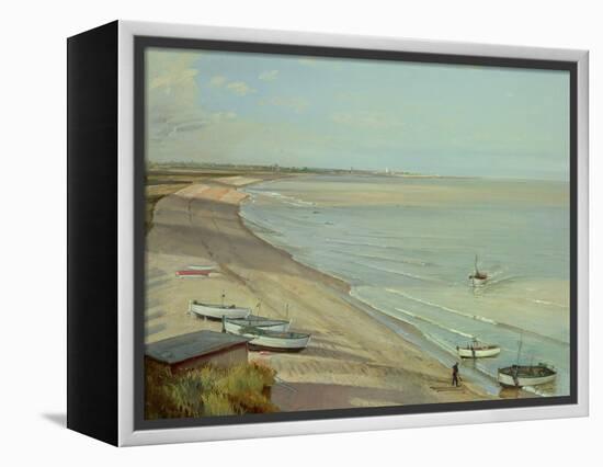 Bringing the Catch Ashore-Timothy Easton-Framed Premier Image Canvas