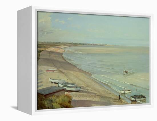 Bringing the Catch Ashore-Timothy Easton-Framed Premier Image Canvas