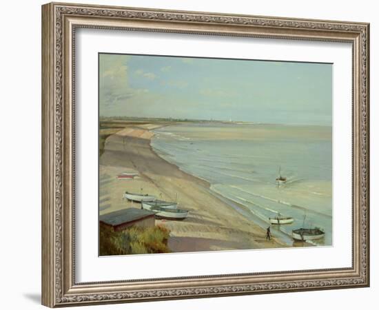 Bringing the Catch Ashore-Timothy Easton-Framed Giclee Print