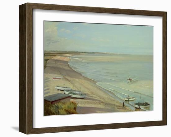 Bringing the Catch Ashore-Timothy Easton-Framed Giclee Print