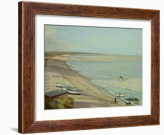 Bringing the Catch Ashore-Timothy Easton-Framed Giclee Print