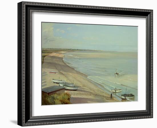 Bringing the Catch Ashore-Timothy Easton-Framed Giclee Print