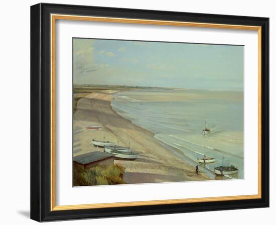 Bringing the Catch Ashore-Timothy Easton-Framed Giclee Print
