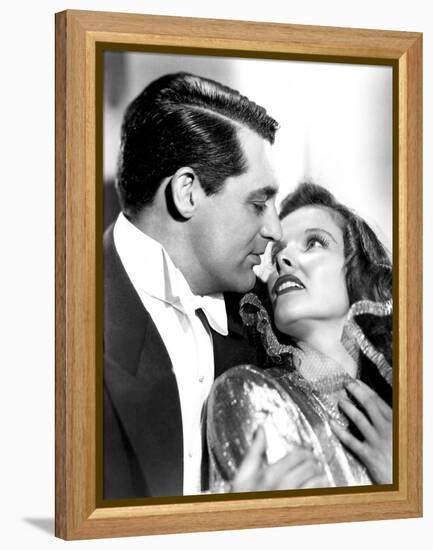 Bringing Up Baby, Cary Grant, Katharine Hepburn, 1938-null-Framed Stretched Canvas