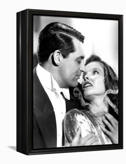 Bringing Up Baby, Cary Grant, Katharine Hepburn, 1938-null-Framed Stretched Canvas