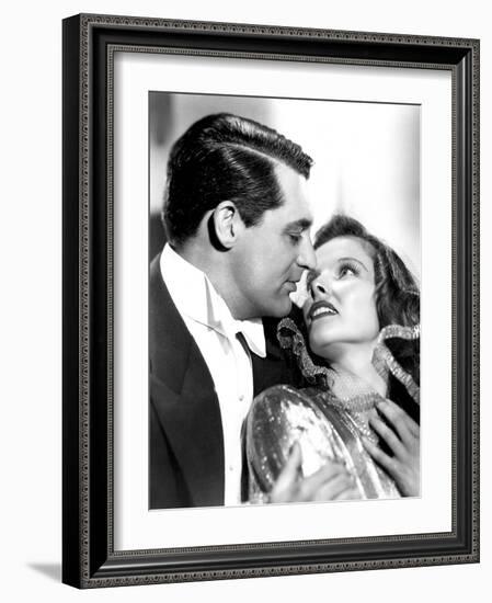 Bringing Up Baby, Cary Grant, Katharine Hepburn, 1938-null-Framed Photo