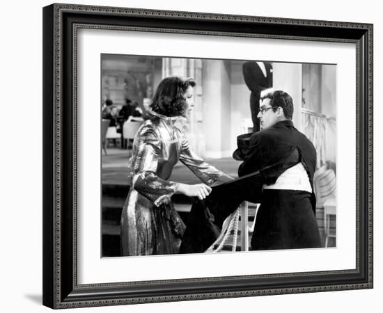 Bringing Up Baby, Katharine Hepburn, Cary Grant, 1938-null-Framed Photo